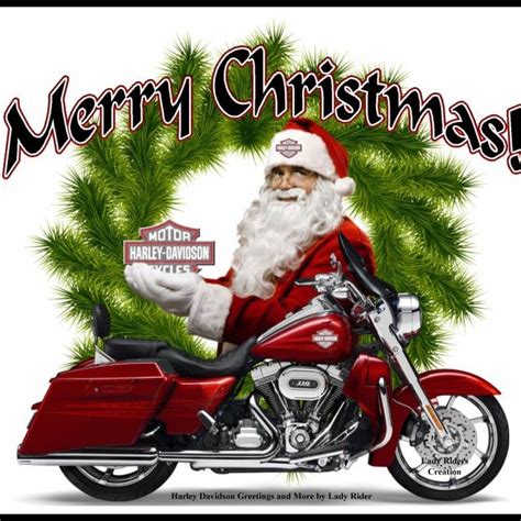 harley davidson merry christmas images